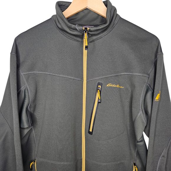 EDDIE BAUER First Ascent Jacket Men's Large Greenish Gray Full Zip Lightweight - Picture 2 of 6